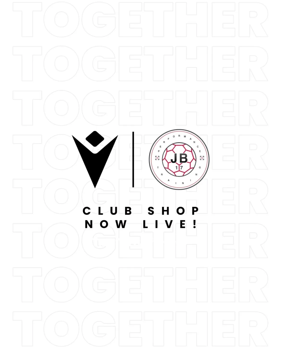 JB17 x Macron Club Shop Now Live
